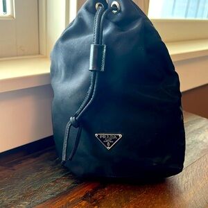 PRADA Re-Nylon Pouch in Black